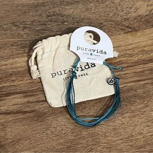 Pura Vida Blue Bracelet
